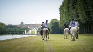 Horse riding in Versailles